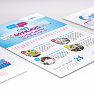 CWZ flyer wervingscampagne open huis routes